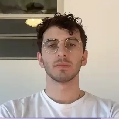 Webcam overlay showing camera feed